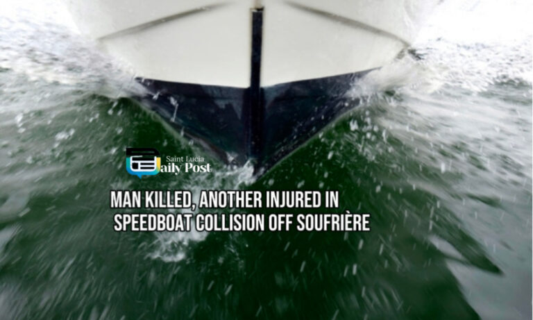 Man Killed, Another Injured in Speedboat Collision off Soufrière