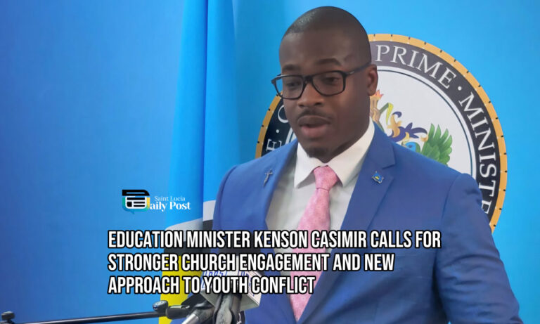 Education Minister Kenson Casimir Calls for Stronger Church Engagement and New Approach to Youth Conflict