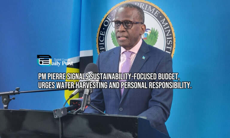PM Pierre Signals Sustainability-Focused Budget, Urges Water Harvesting and Personal Responsibility