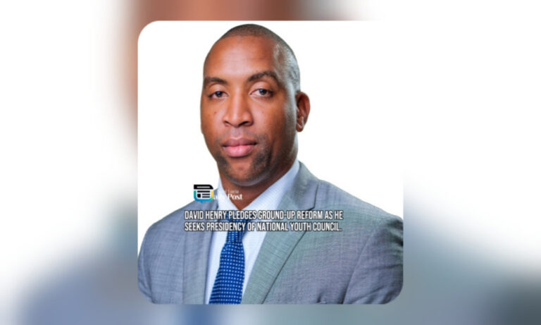 David Henry Pledges Ground-Up Reform as He Seeks Presidency of National Youth Council