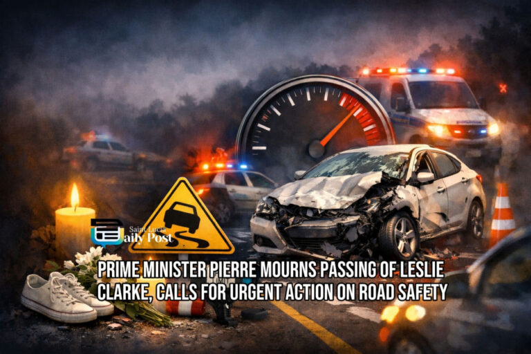 Prime Minister Pierre Mourns Passing of Leslie Clarke, Calls for Urgent Action on Road Safety
