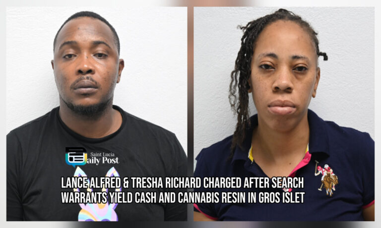 Two Charged After Search Warrants Yield Cash and Cannabis Resin in Gros Islet