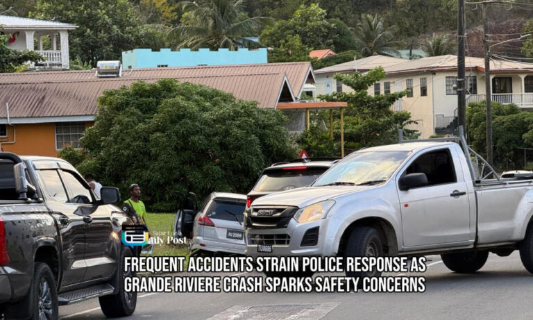 Frequent Accidents Strain Police Response as Grande Riviere Crash Sparks Safety Concerns