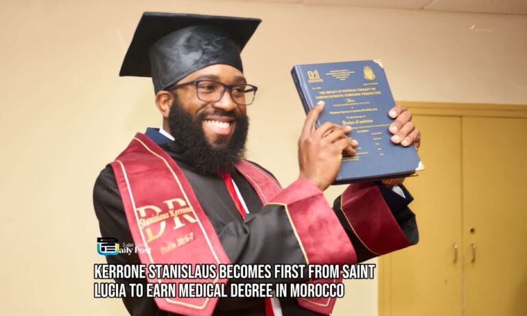 Kerrone Stanislaus Becomes First from Saint Lucia to Earn Medical Degree in Morocco