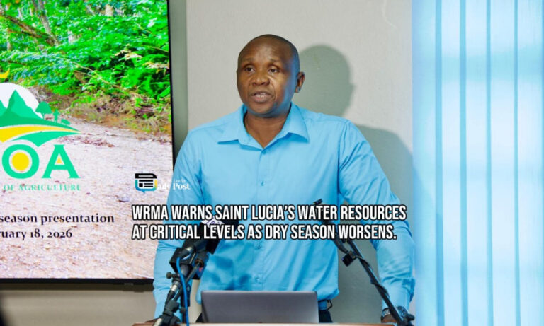 WRMA Warns Saint Lucia’s Water Resources at Critical Levels as Dry Season Worsens