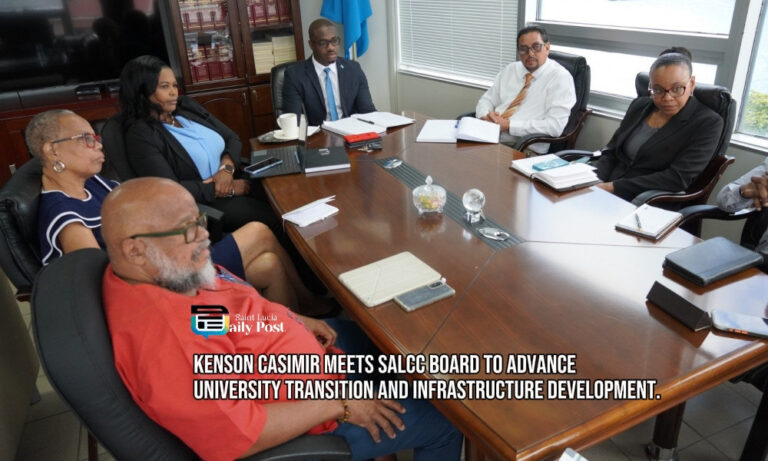 Kenson Casimir Meets SALCC Board to Advance University Transition and Infrastructure Development