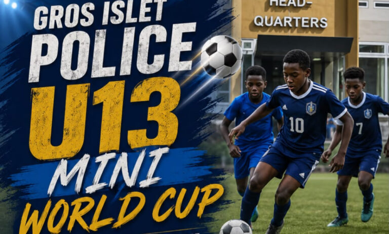 Young Footballers Take Centre Stage as Gros Islet Police Launch U13 Mini World Cup to Build Safer Communities