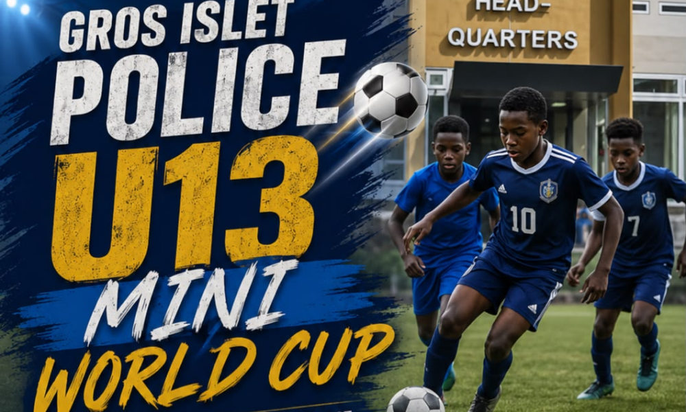 Young Footballers Take Centre Stage as Gros Islet Police Launch U13 Mini World Cup to Build Safer Communities