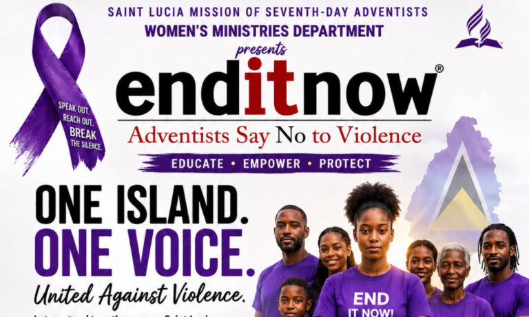 Adventist Church Mobilises Saint Lucia for National Anti-Violence March