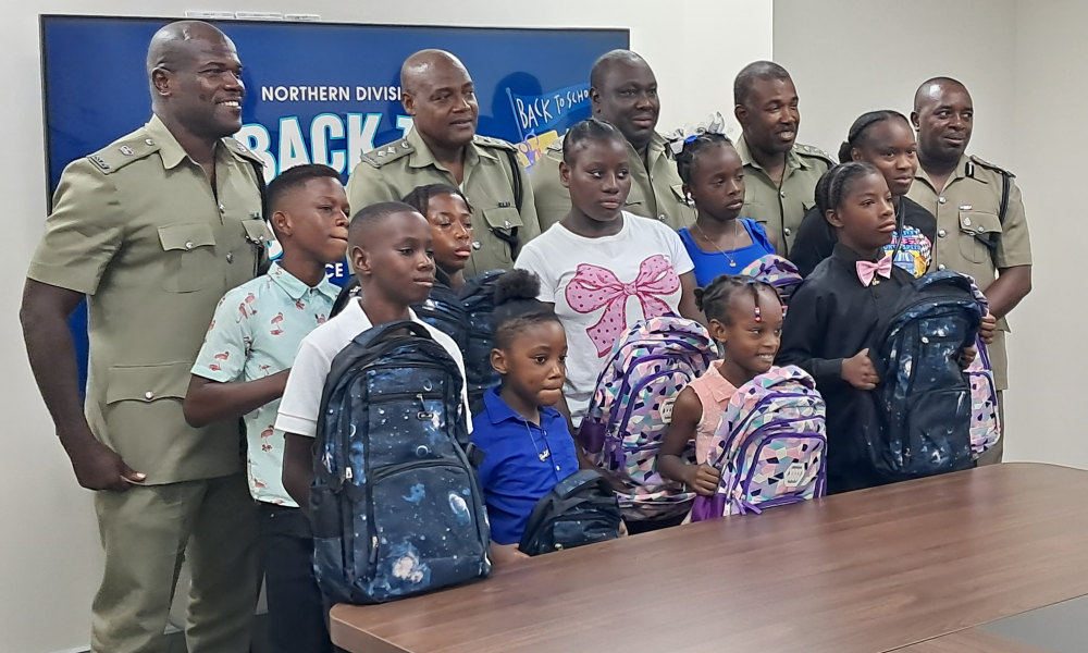 Gros Islet Police Challenge Students to Reject Drugs, Crime and Negative Influences
