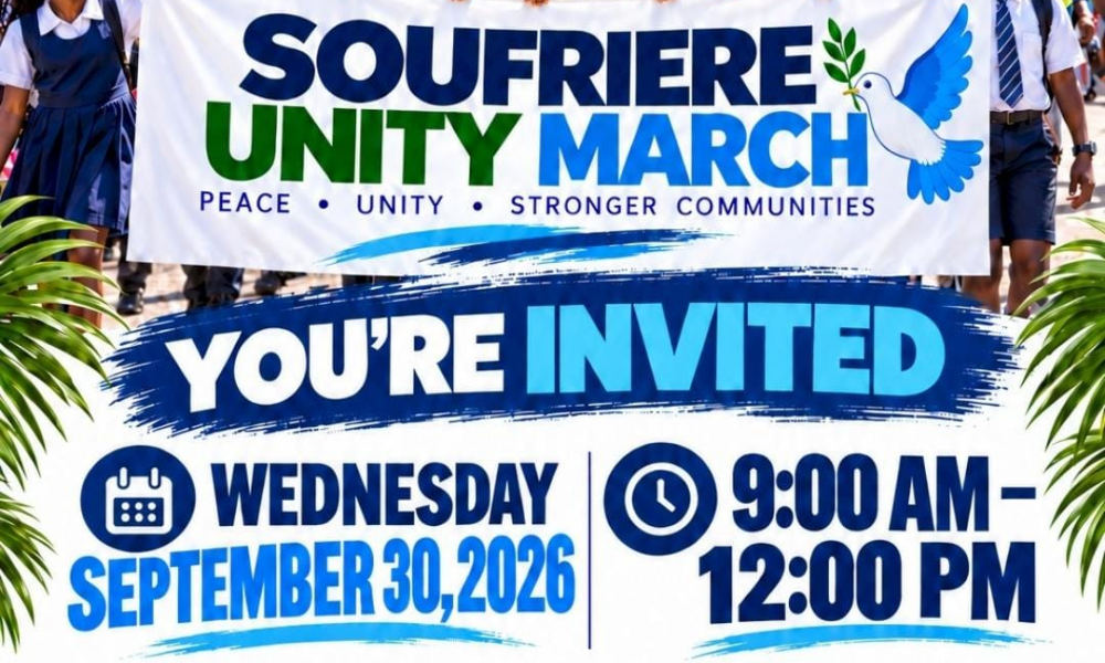 Soufriere Takes to the Streets in Stand Against Violence