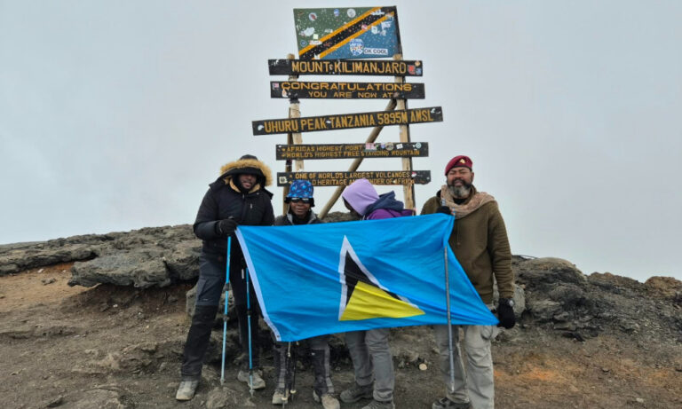 “I Almost Gave Up Twice”: Saint Lucian Humanitarian Conquers Mount Kilimanjaro